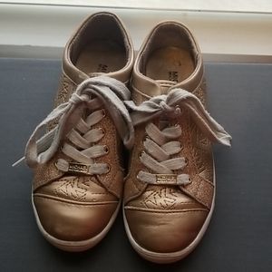 Girls Rose Gold MICHAEL Michael Kors shoes-Size 13